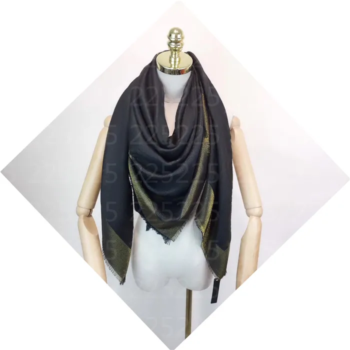 패션 파시미나 실크 스카프 체크 반다나 여성 럭셔리 디자이너 스카프 Echarpe De Luxe Foulard Infinity Shawl Ladies Scarves Size 224W