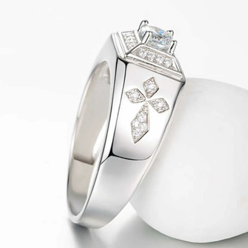 Mens anéis de cristal jóias de diamante anel de diamante conjunto de anel de dedo para estilos de banda feminina