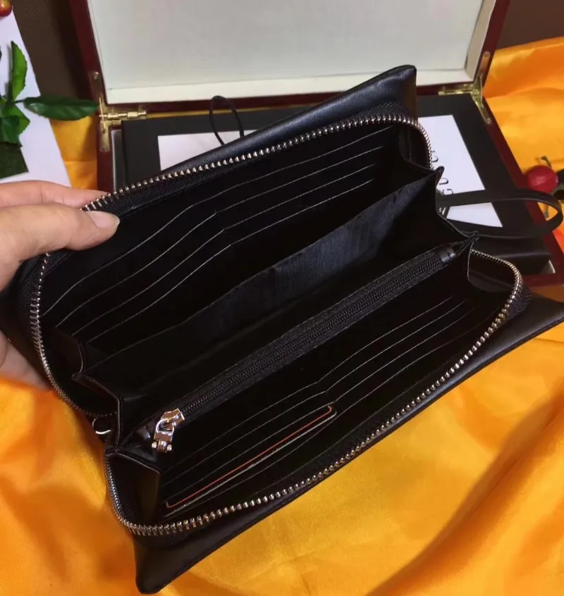 Projektanci skórzane portfele biznesowe luksusowe uchwyt na kartę najwyższą jakość dużej torebki kółek prezentuje prezenty 8189398