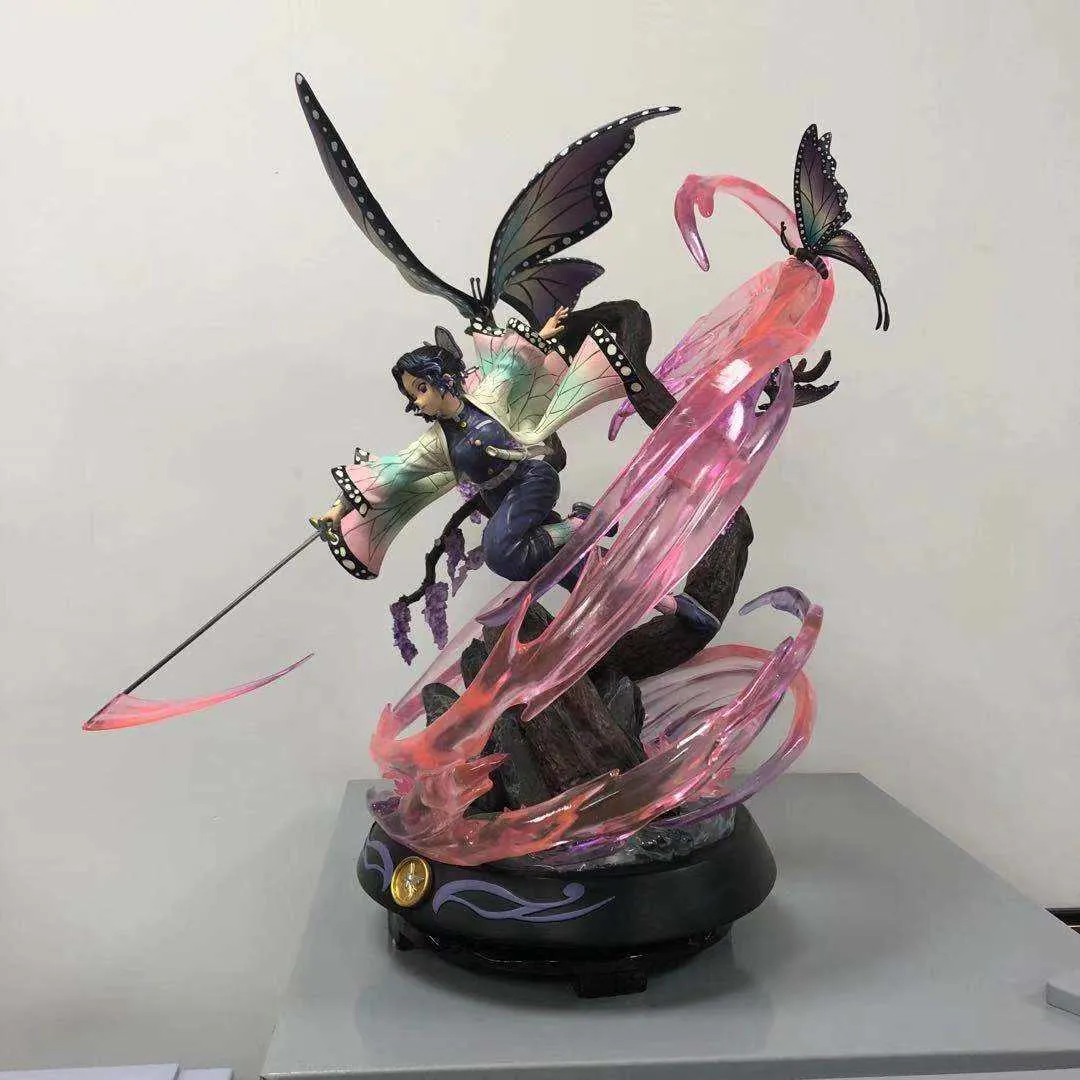 日本アニメの刃の刃の刃yaiba kochou shinobu pvcアクションフィギュア玩具コレクションモデル人形Q07224230381