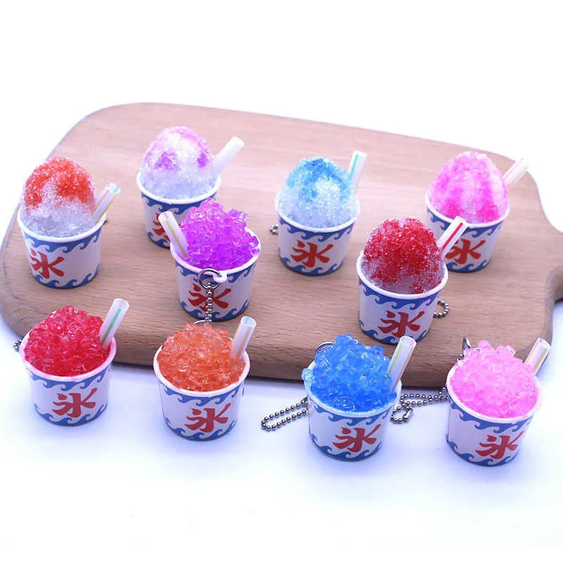 5 pièces Simulation coupe de glace multicolore crème glacée sable tasse bricolage à la main nourriture et accessoires de jeu G1019
