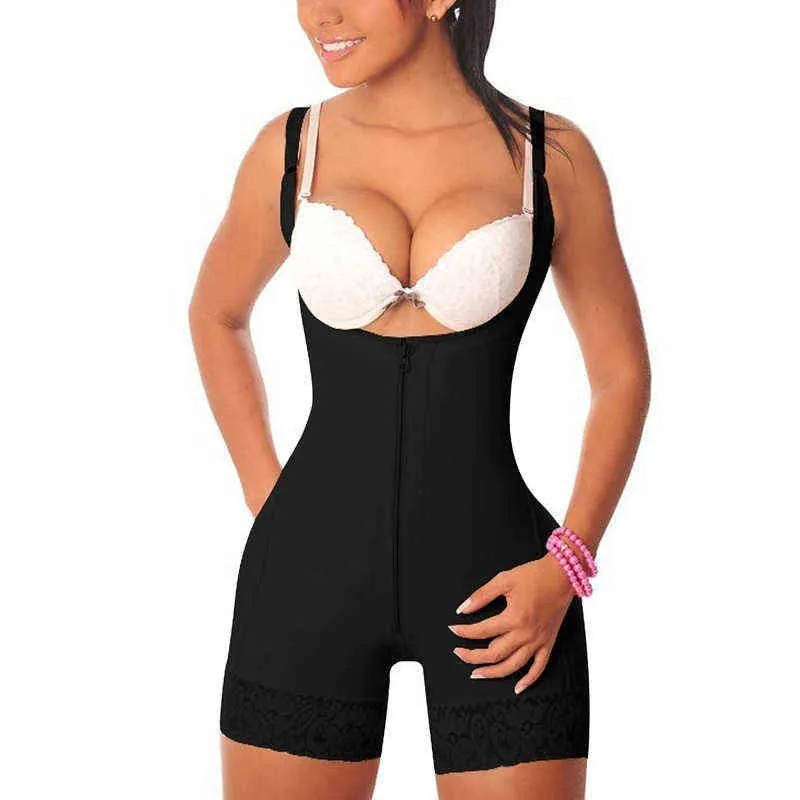 Fajas Colombianas Sexy Full Body Shaper Women Plus Size Tummy Control  Underbust Corset Fashion Classical Shapewear Bodysuit 211220 From 22,68 €