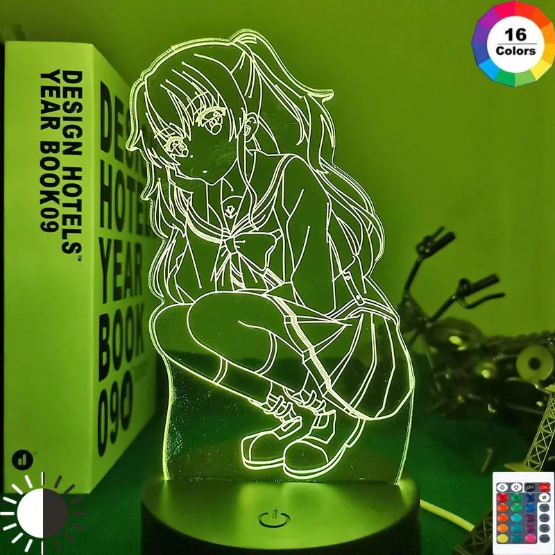 Lumières nocturnes LED ANIME CHARLOTTE NAO TOMORI POUR LA LAMPE DE CADEAU D'ANNIVERSAIRE DÉCOR