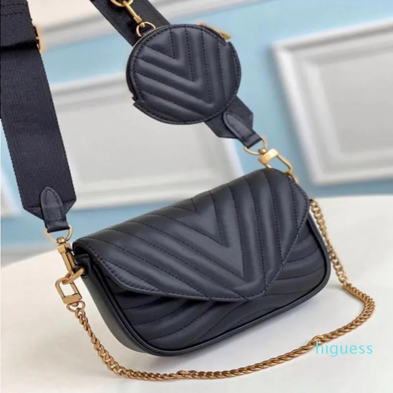 Designer- Women Bag Fashion Chain Combination Round Coin Borse Mini Portafoglio in pelle Borse da sera da sera Borse da sera Bag280p