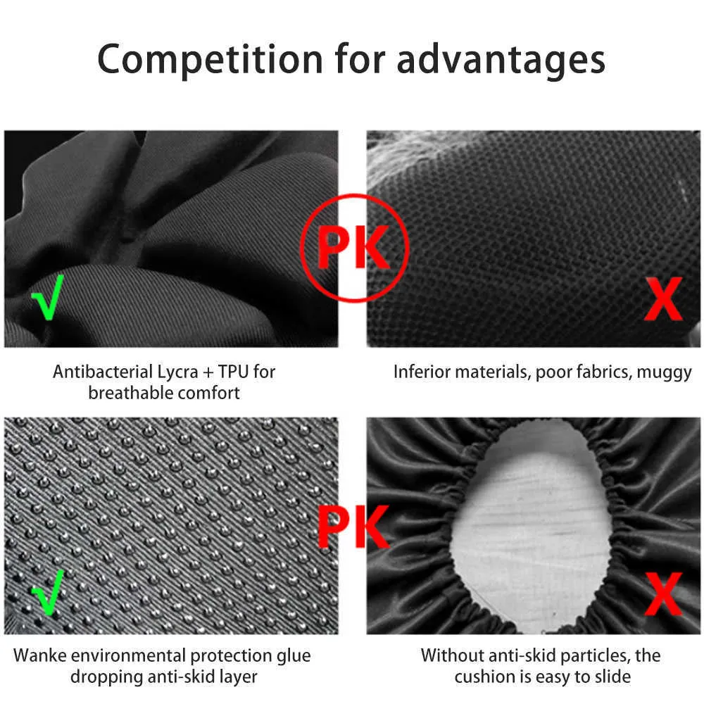 Pokroga rowerowa Wodoodporna odkoptowa prędkość rowerowa pokrowca na siodło rowerowe Antisllip oddychający miękka poduszka pokrywka siodłowa SM Code5704245