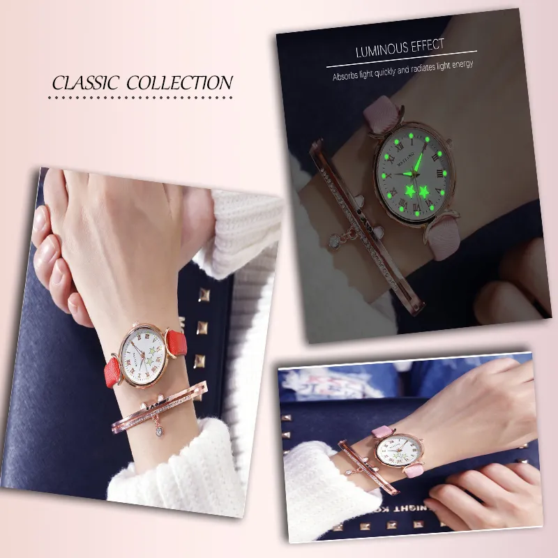 2021 New Watch Women Simple Classic Fashion Small Dial Women's watches Leather Strap Quartz Clock Wrist Watches Gift Reloj mu245p