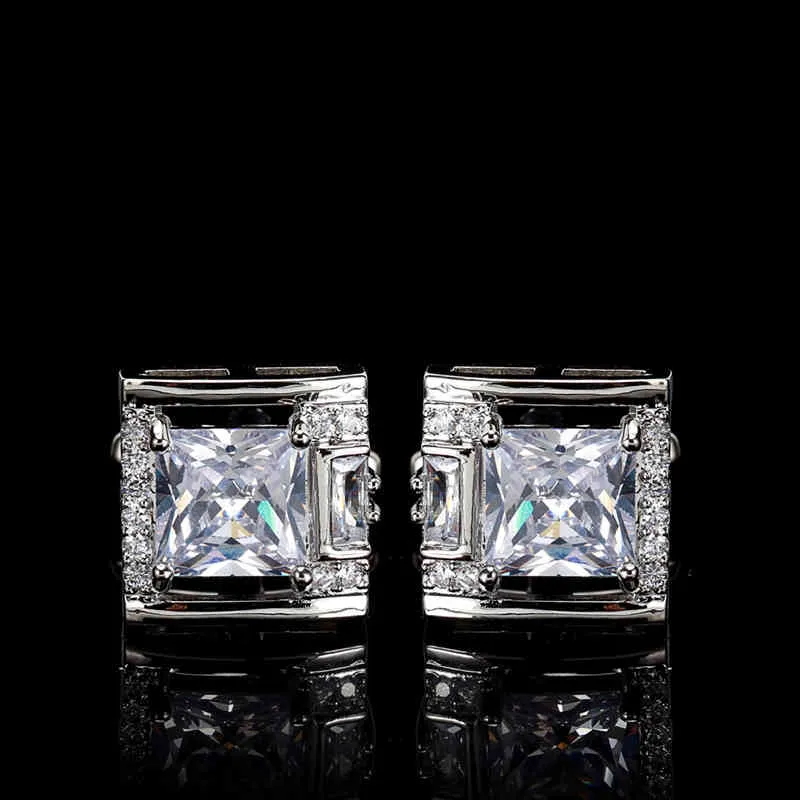 DUGARY chemise de luxe pour hommes marque boutons boutons de manchette gemelos haute qualité cristal mariage abotoaduras Jewelry274w