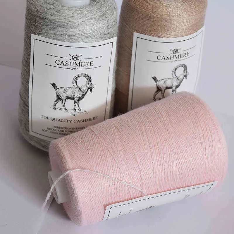 fil de cachemire naturel pour tricoter au crochet de haute qualité laine tricotée à la main pur cachemire Yarny tissé bébé doux fil chaud 100g Y211129