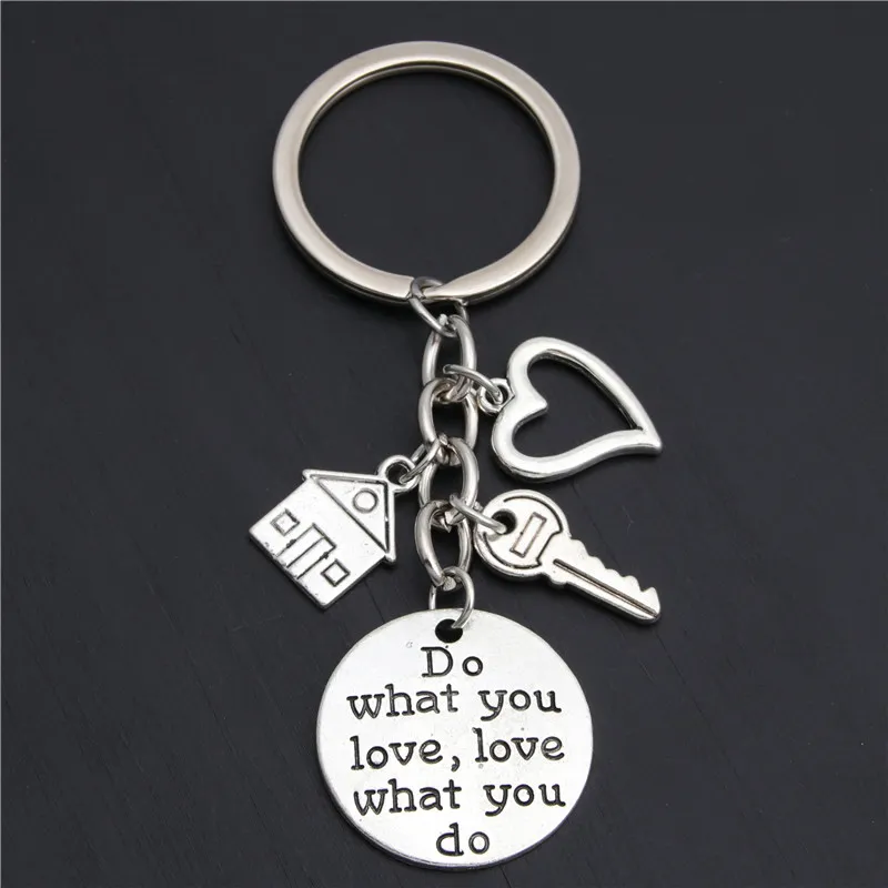 Acceoosry Realtor Keychain Real Housewarming Gift Sold House Keyring With Key Home Owner Jewelry7298934