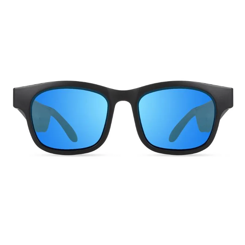 Lunettes de soleil Lunes de musique sans fil Bluetooth Lentes portables réduction du bruit extérieur ouvre pour le déplacement de randonnée en cours d'exécution2747