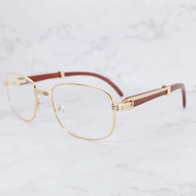 Vintage güneş gözlükleri erkek tasarımcısı kırmızı ahşap kare güneş gözlükleri şık retro net gözlükler dolgu reçetesi8189533