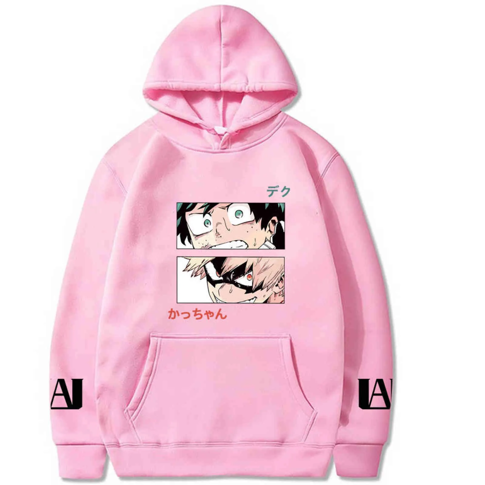 My Hero Academia Hoodies Pulls Hommes Tops Sweats Hommes Y211118