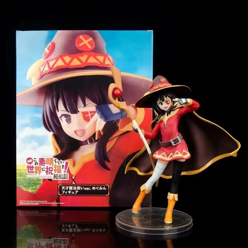 Konosuba Megumin Figurine KonoSuba God039s Blessing On This Wonderful World Mahou Shoujo Magic Action Figure Toy Kawaii Japane3417205