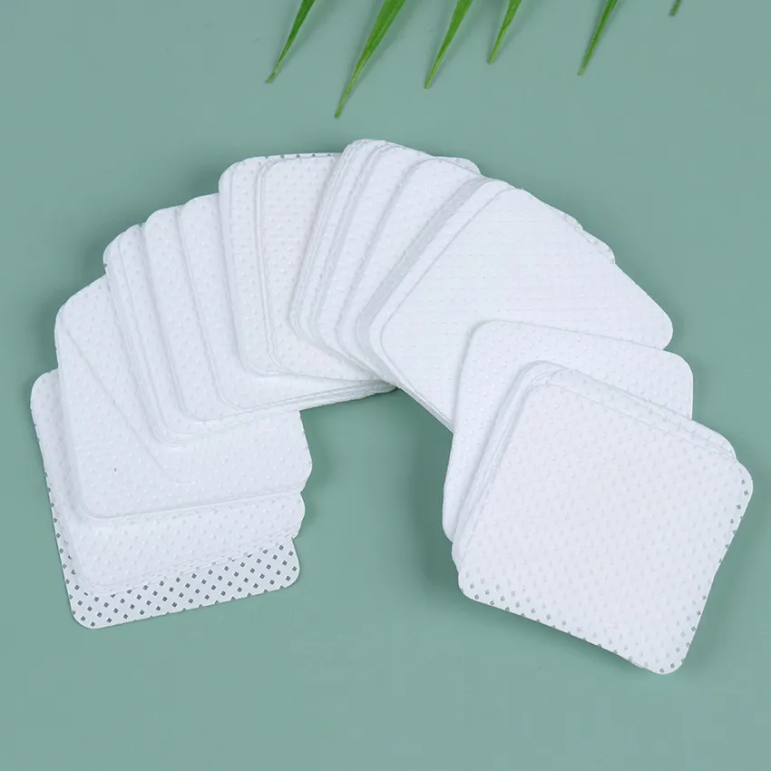 /Pack Lint-Free Paper Cotton Wipes Eyelash Glue Remover Wipe Clean Cotton Sheet Nails Art Cleanin Cleaner Pads free DHL