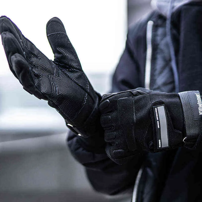 Halva full fingermotorcykel Taktiska handskar Teknikkläder Tillbehör utomhus reflekterande element S2530 2201114964069