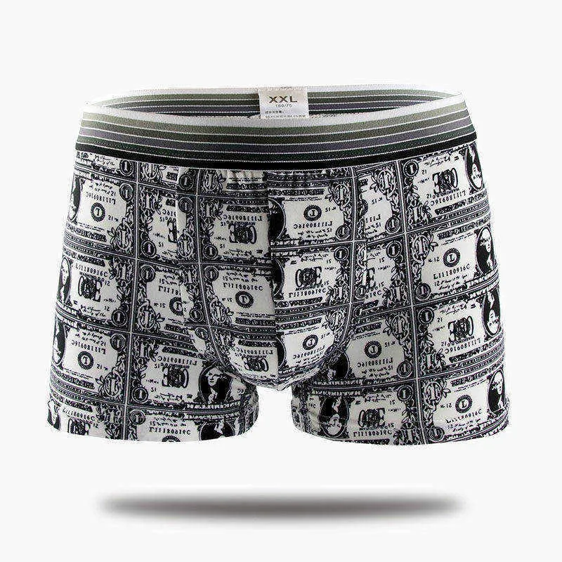 Mens underwear Personality cartoon Men Underpants Boxers Home Underpants Boy Comfortable Boxer Soft Breathable Underwear 210730