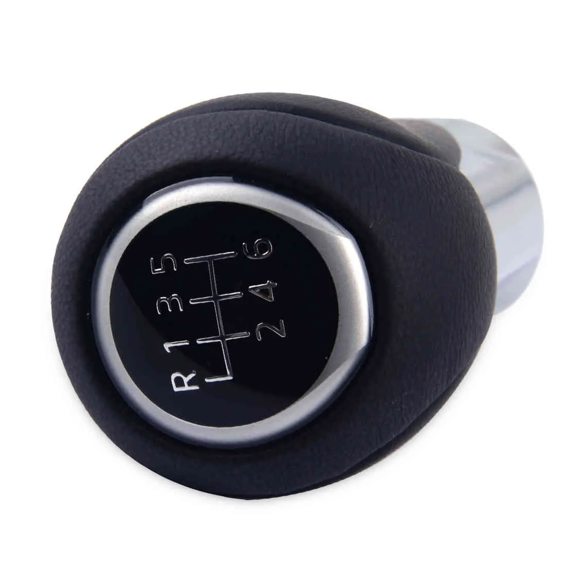 Citall 6 Speed ​​Leather Car Directory Manual Surners Hange Knob Black Fit for 3 CX-5 2013 2014 2015