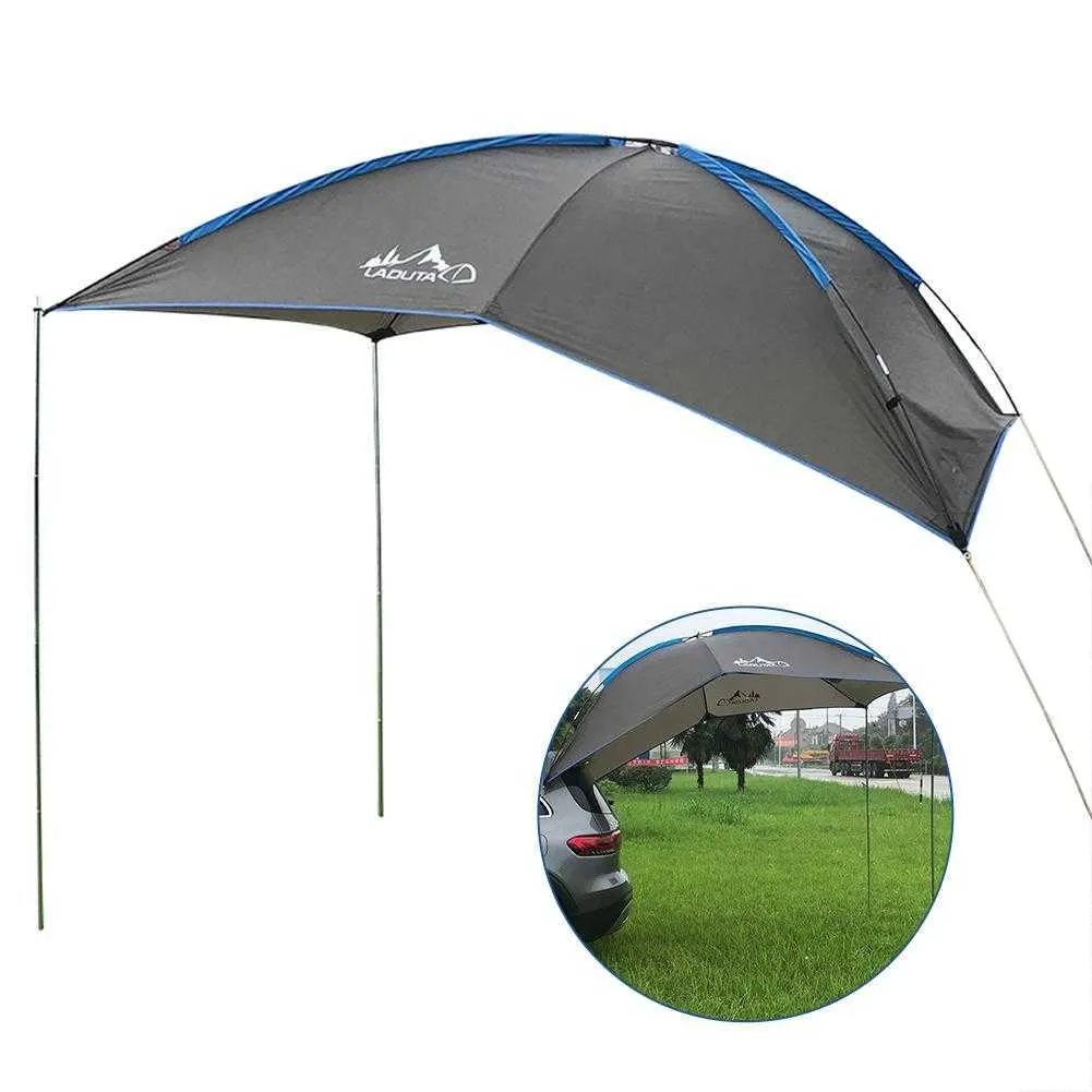 家族の屋外ビーチ旅行Y0706のための自動キャンプのテントの耐久の防水耐水抵抗抵抗の車の屋上サイドの日よ過ぎの抗紫外線