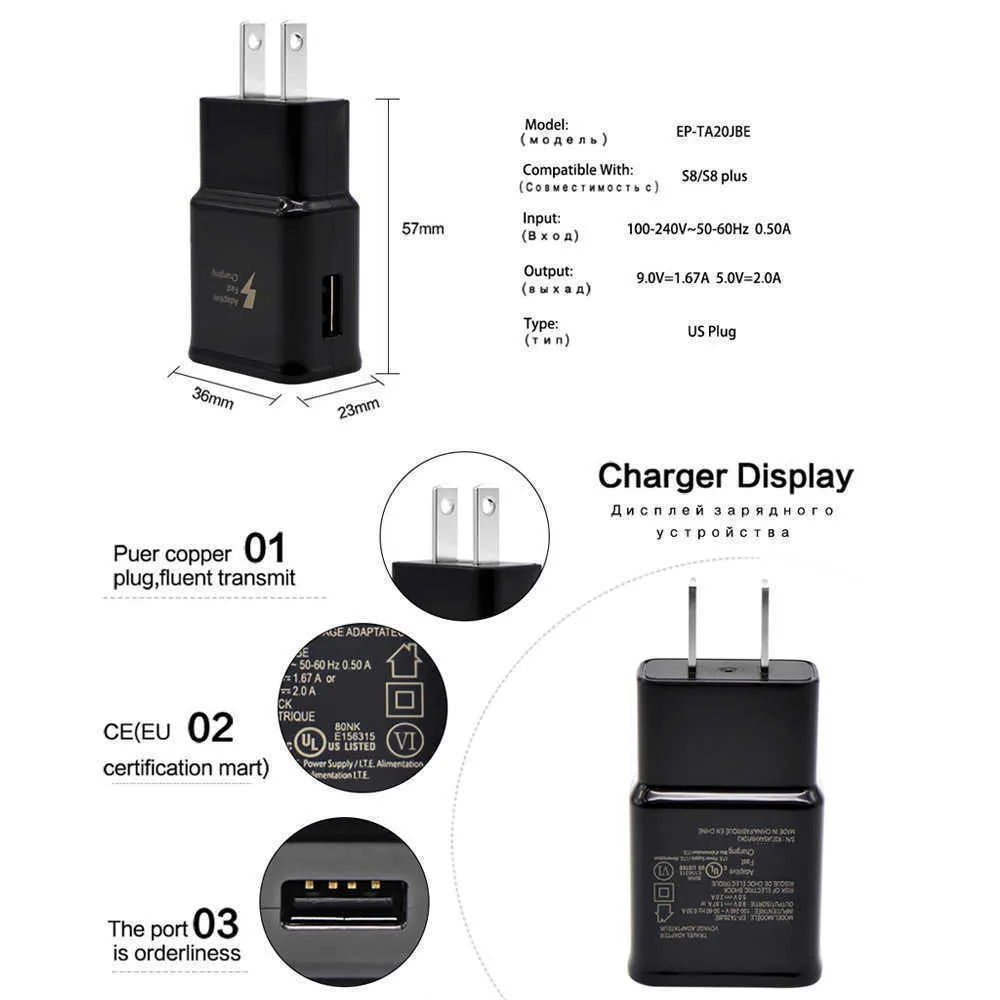 A90 A50 SAMSUNG CAR A51 A51 A31 A21 A11 A01 A70 M30S M21高速充電器およびType-C USB充電ケーブルUSB Type-Cウォール充電器ADAPTE153S