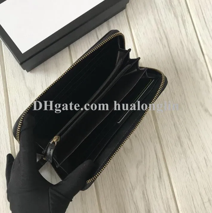 Women wallet purse genuine leather original box zipper fashion high quality whole discount2415