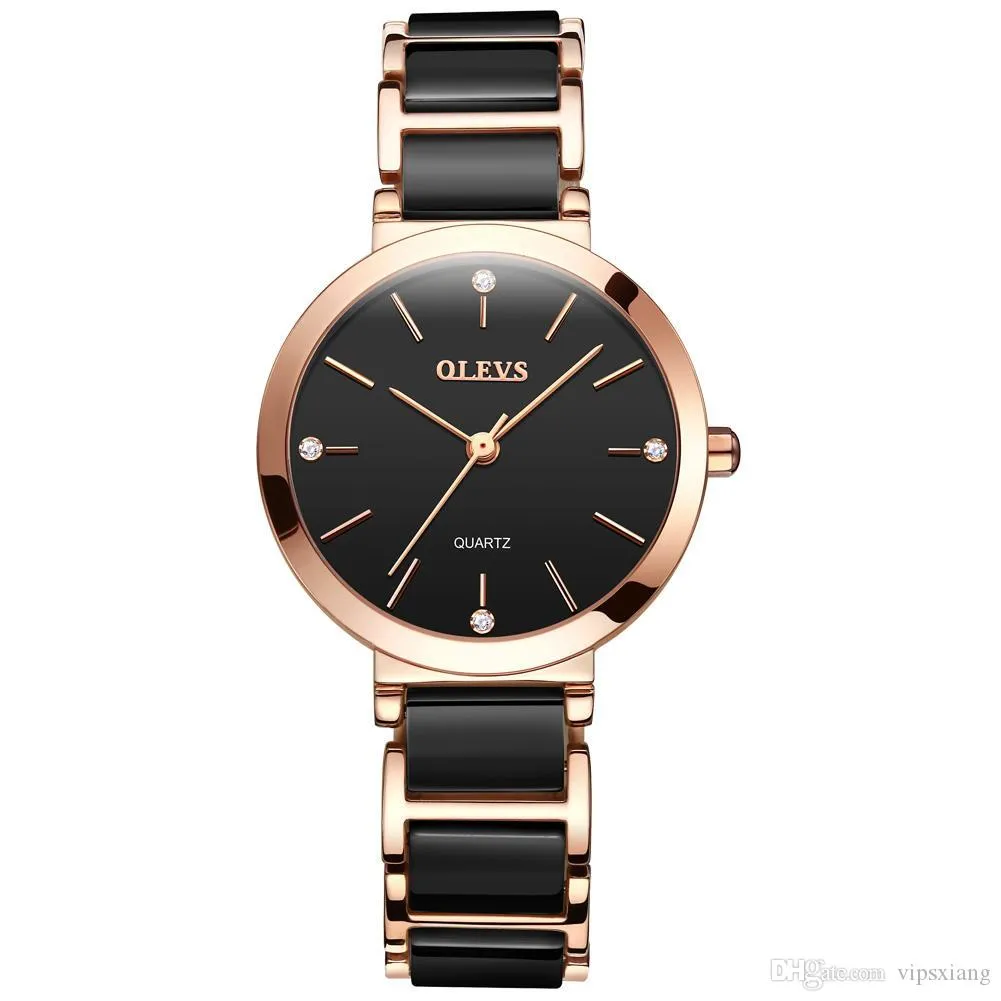 Women Watch Quartz Wristwatch with tungsten steel watchband casual style elegant ladies female clock246z