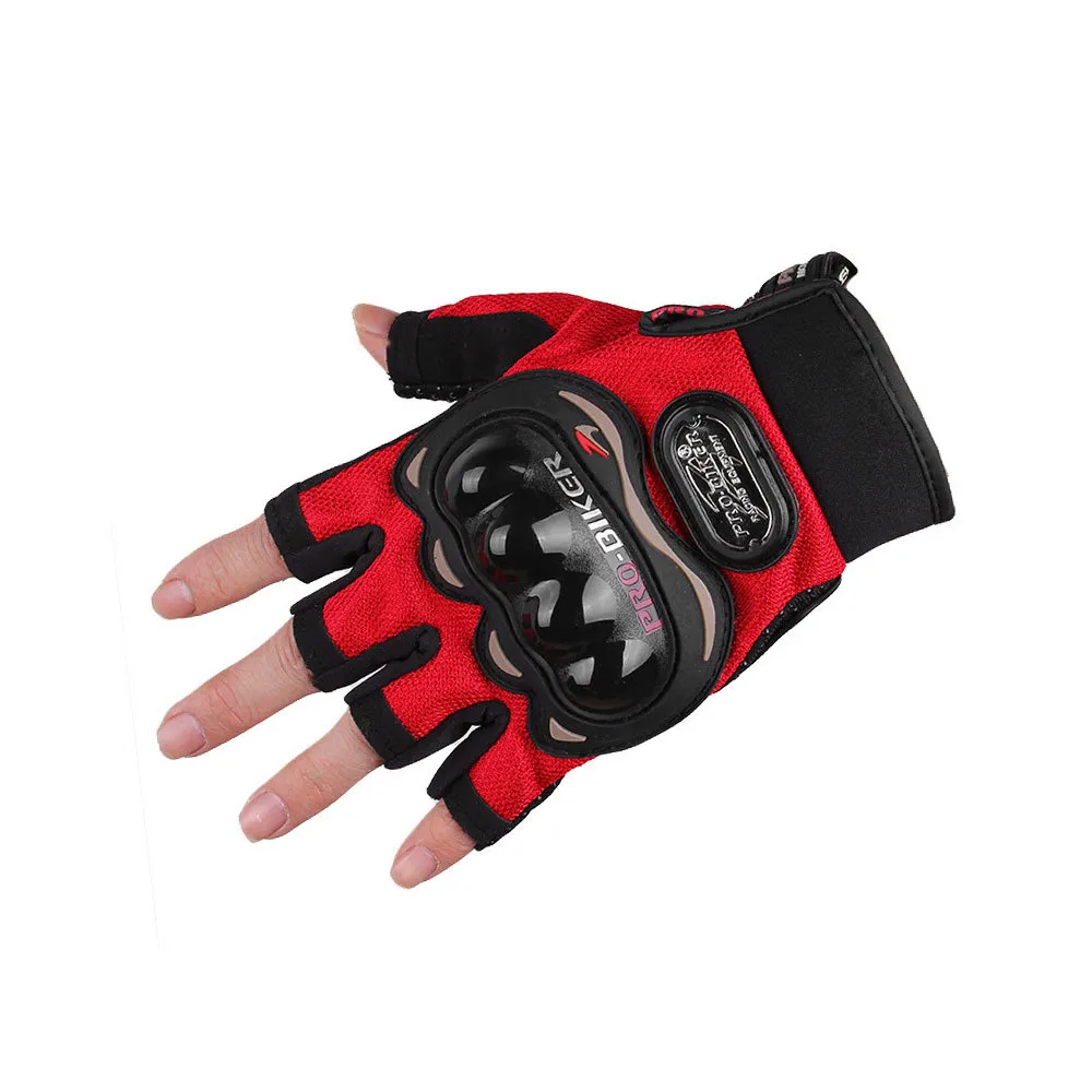 Man Half-Finger Motorcycle Summer Racing Cross-Country Anti-Fall Breathable Shock Absorbed Gloves M/L/XL/XXL