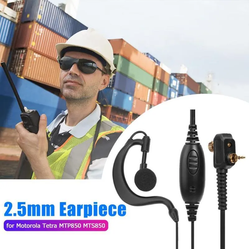 1 Pin g forme casque ptt micro casque pour motorola tetra mtp850 mth800 mth650 talkie-walkie accessoire pièces