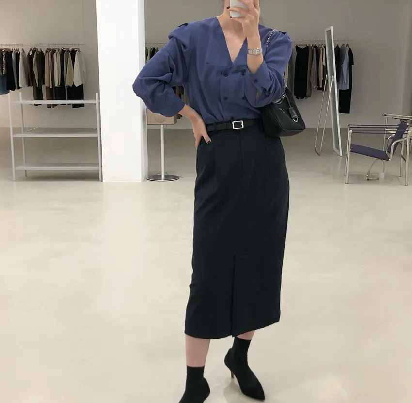 Comfortable Tops Plus Size Oversize All Match Solid Korean Party Loose Fashion Prom Office Lady Shirts 210421