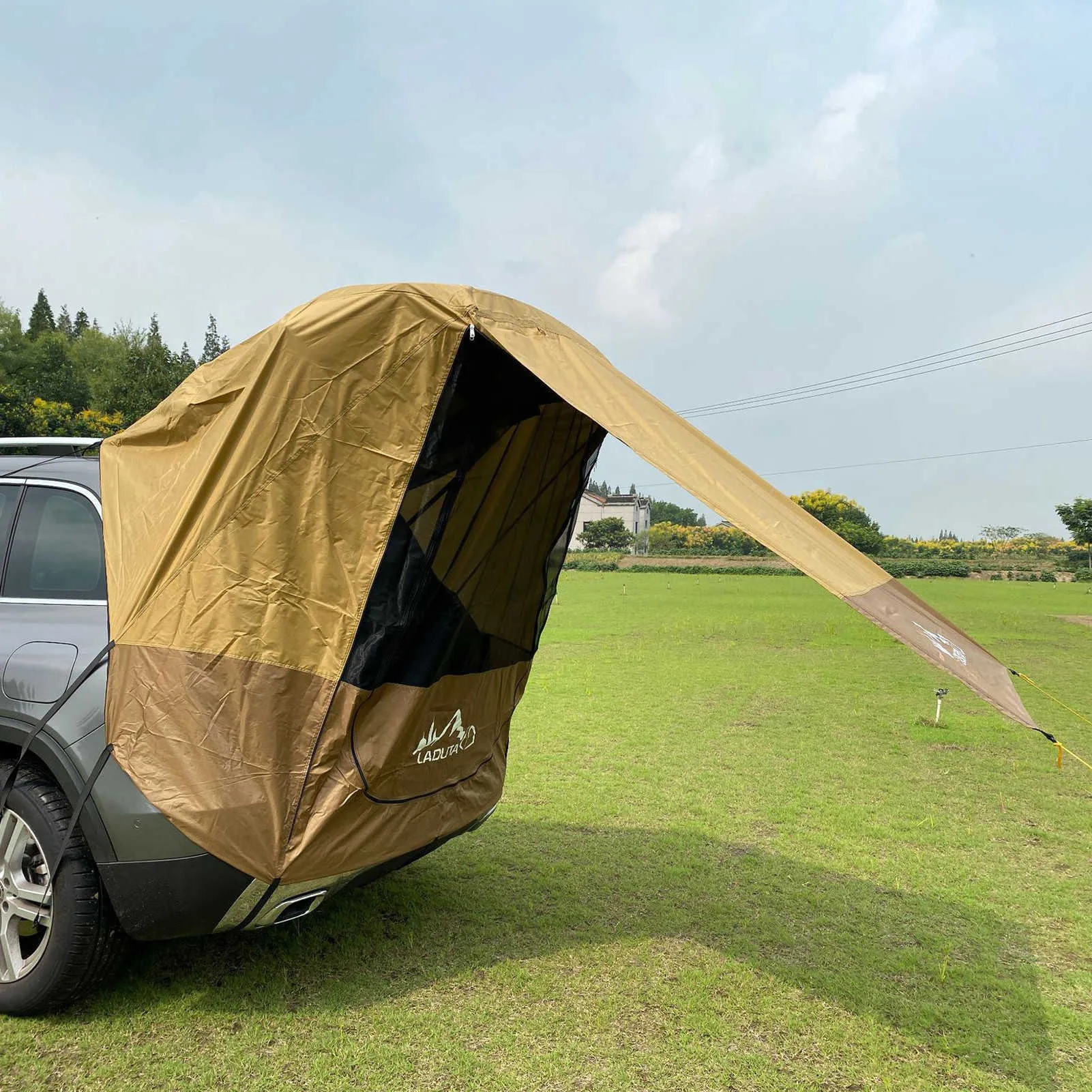 Tente de coffre de voiture portable, pare-soleil résistant à la pluie pour divers modèles de SUV, conduite autonome, Barbecue Y0706