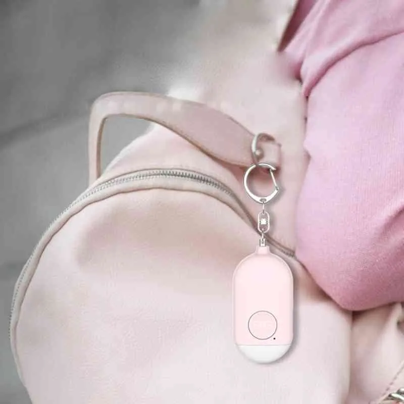 50LE Sos Keychain Suitable for Ladies Men the Elderly and Children Personal Key Alarm Protection Safety Equipment