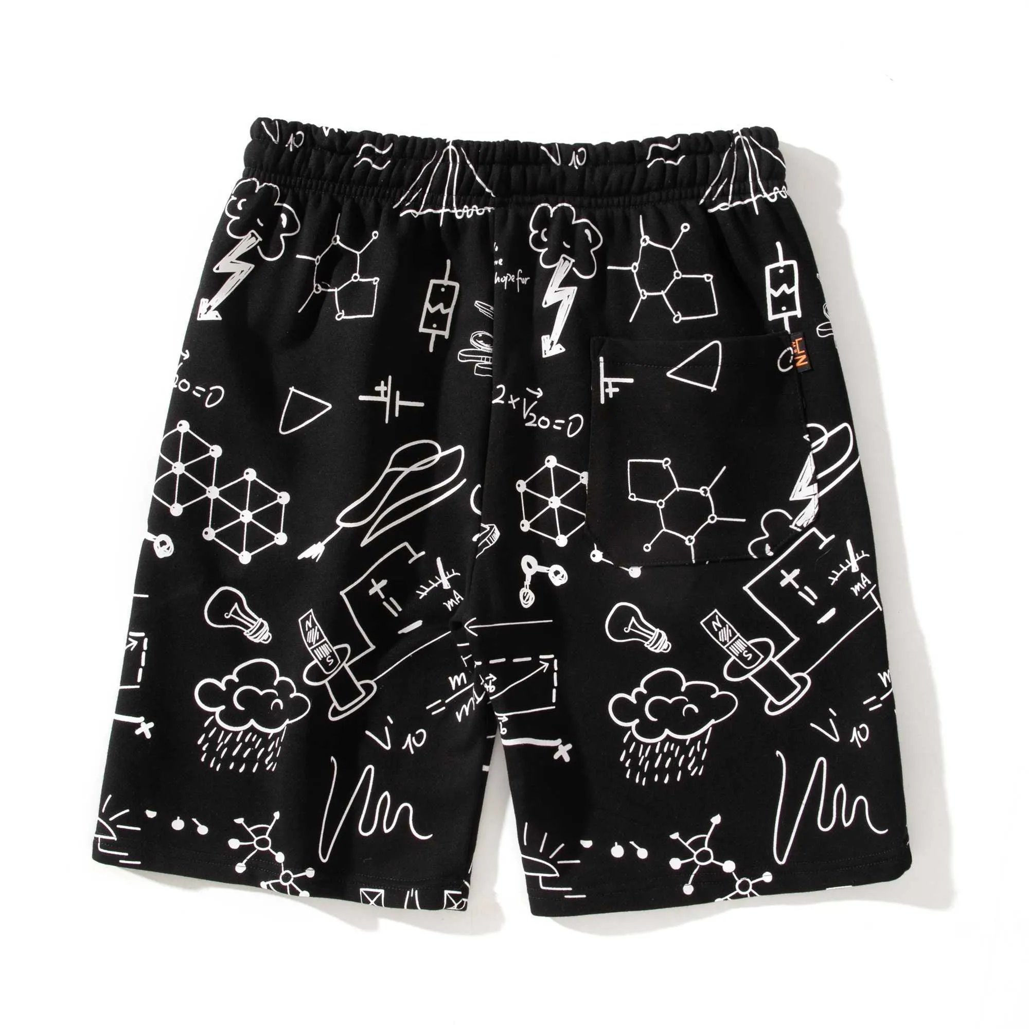 Single Road Men's Casual Shorts Summer Impressão Completa Curta Quinta Calças Japonesas Streetwear Running Sports para 210716