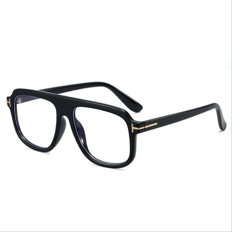 Óculos de sol chegam moda grande quadro anti azul ray óculos homens ópticos f953153528