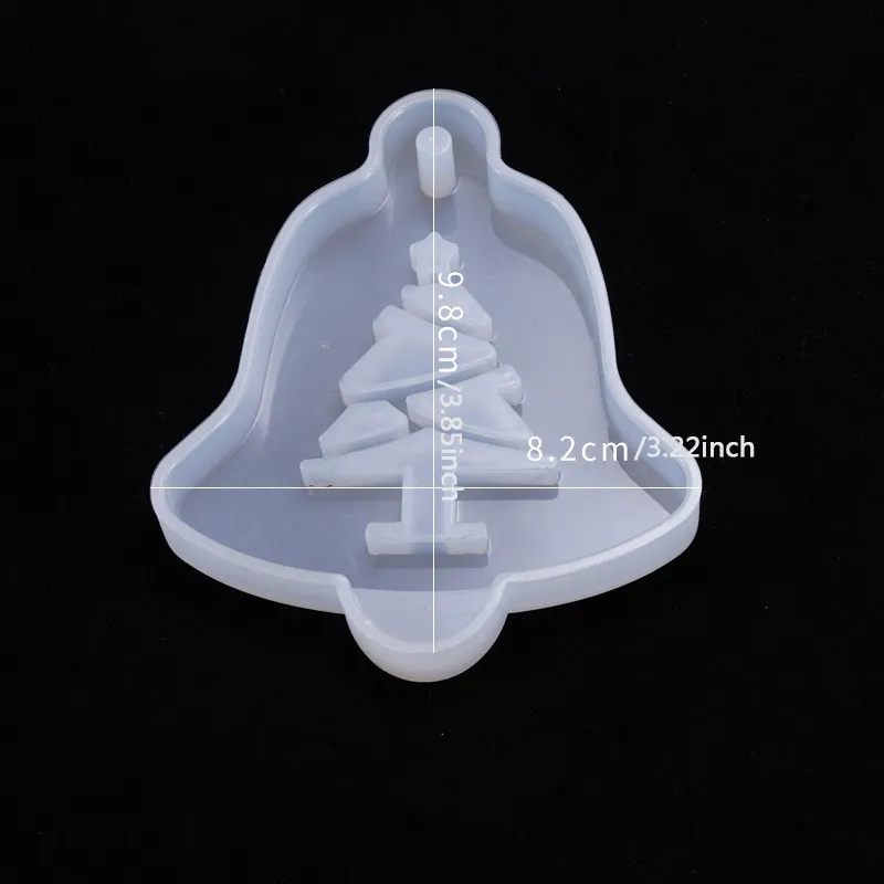 DIY Christmas Elk Silicone Moulds Xmas Tree 3D Silica Gel Mini Mould Home Decorater Ornaments Festival Gift Pendant Decor BH5332 WLY