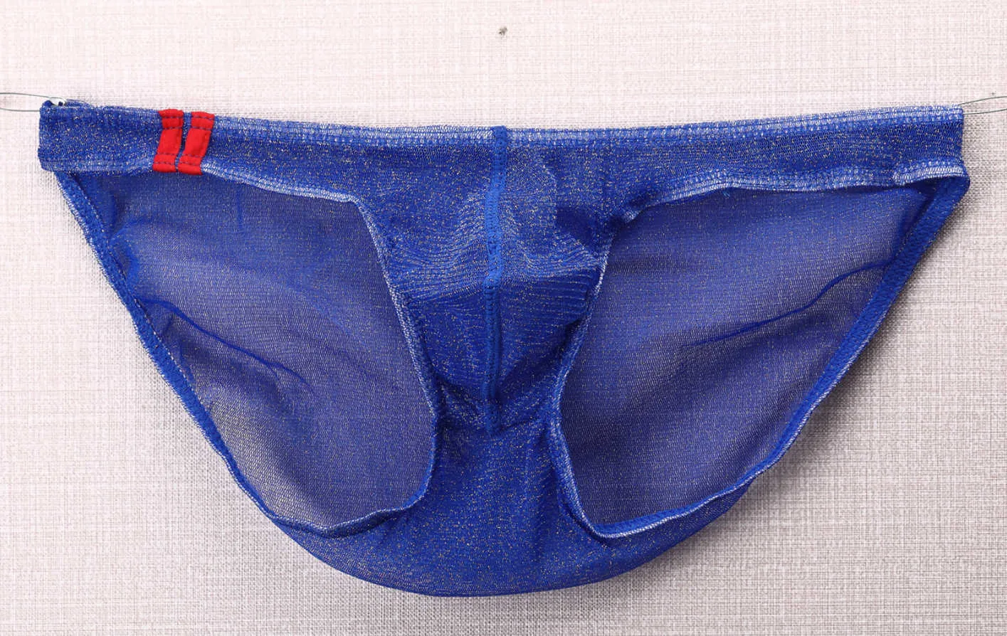 5 Sexy Men's Underwear Front Convexo Ver através de Briefs Mens Confortável Saco Elástico Respirável Alta Qualidade Precisa Homem E-078 210730