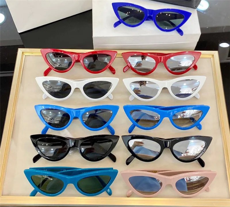 New fashion design women sunglasses 40019 charming cat eye frame classic versatile eyeglasses popular and simple style UV400 prote3054