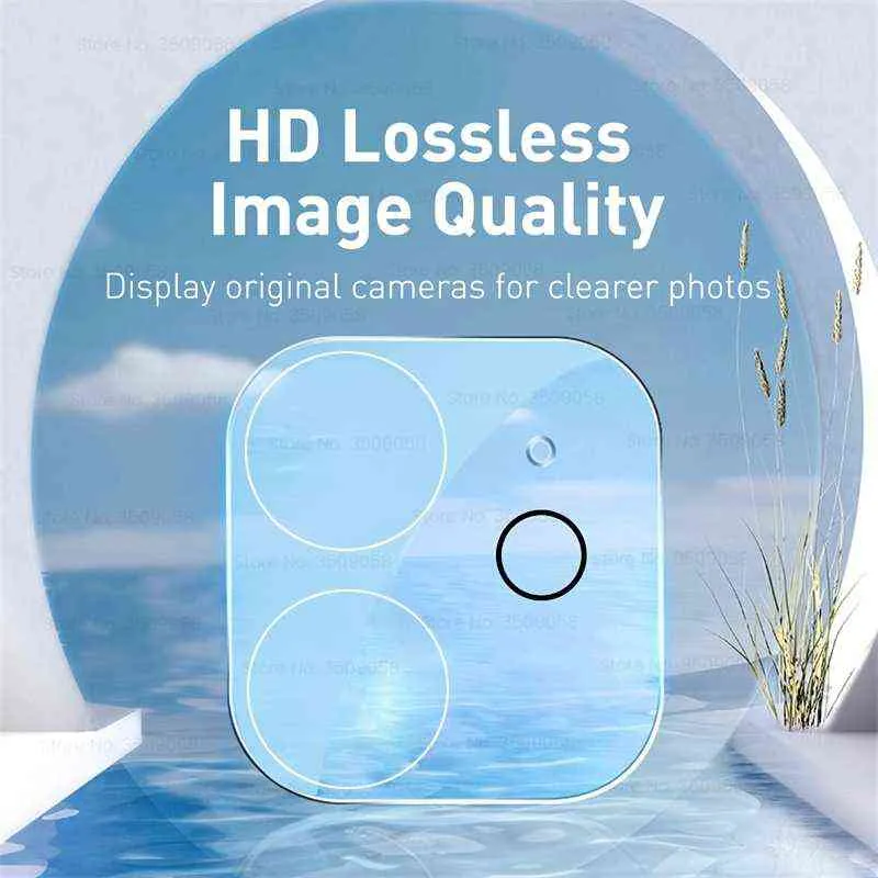 Tylna Ochraniacze obiektywów z tylnej kamery dla iPhone12 iPhone 13 Pro Max Case Temperted Glass for I Phone 12 13 Pro Mini Coque Fundda H4522050