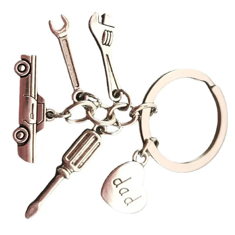 Брелки для ключей, брелок для инструментов, брелок для механика, подарки для любителей автомобилей, подарочные инструменты, штамп для папы и отца, сувенир для мужчин Miri22265F
