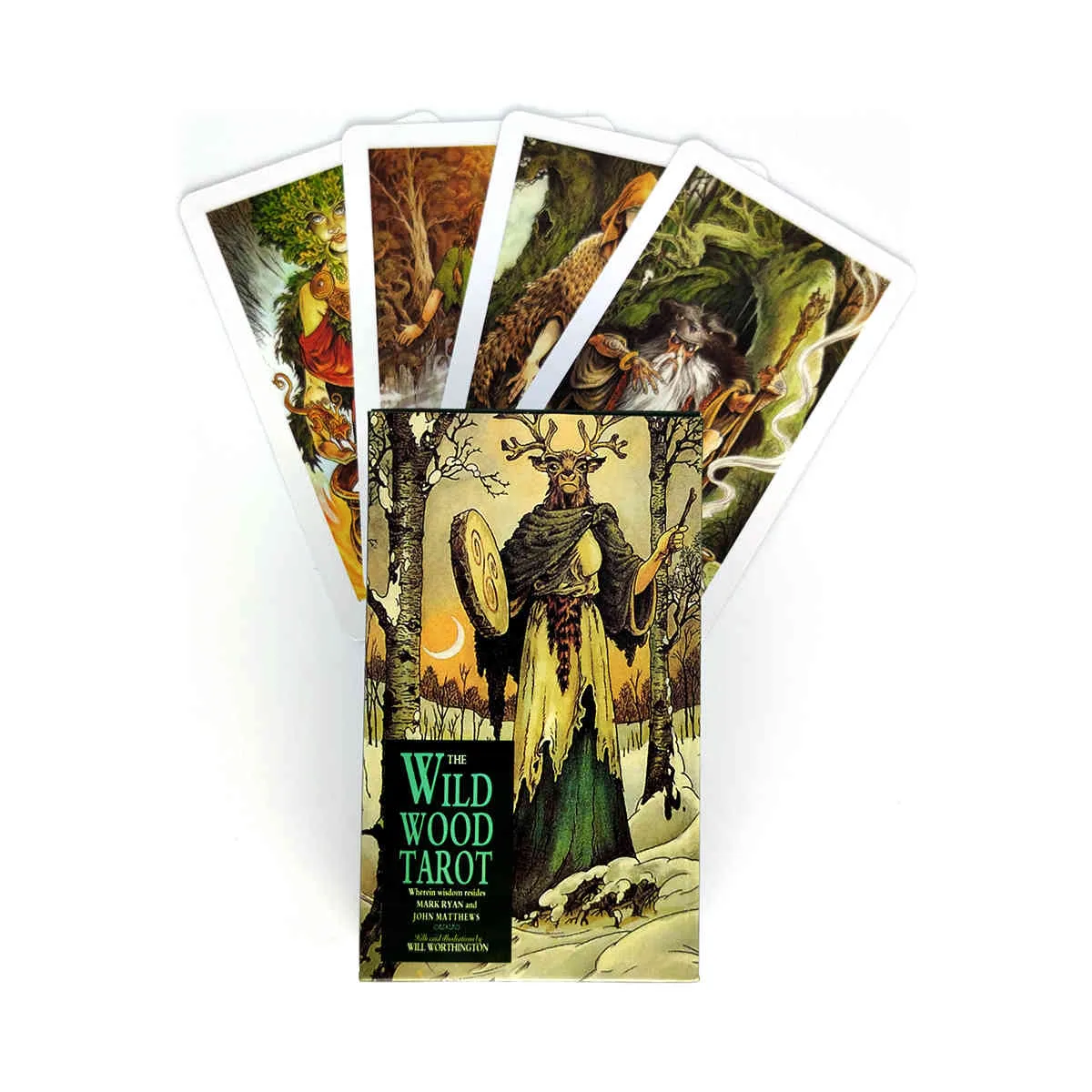 Les cartes de Tarot en bois sauvage guidage mystique Divination divertissement fêtes jeu de société prend en charge en gros 78 feuilles/boîte
