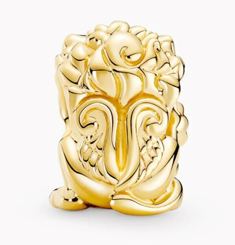 Autentisk Pandora 925 Sterling Silver Charm Kinesisk Fortune Pixiu Fit Europe Style Pärlor för Armband Göra Smycken 760091c01