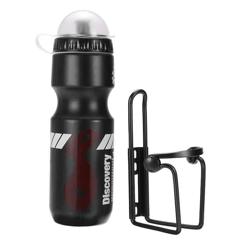 Bottiglia d'acqua bicicletta da mountain bike da 750 ml + kit di set di gabbie supporto ciclismo Bottiglia bevande con staffa combinata i Y0915
