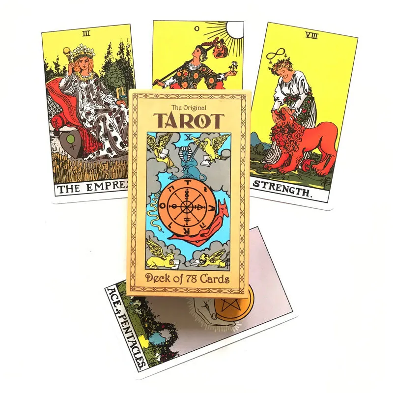 Die Original-Tarotkarten, Orakel, Wahrsagerei, Unterhaltungskarten, Partys, Brettspiel, 78 Karten und eine Vielzahl von Optionen für individuelle Spiele