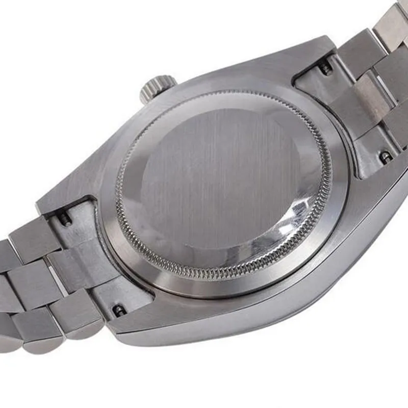 Montre de Luxe Mens Watches 41mm Automatisk rörelse fulla rostfritt stålklockor 2813 Mekaniska armbandsur Vattentäta lysande 262R