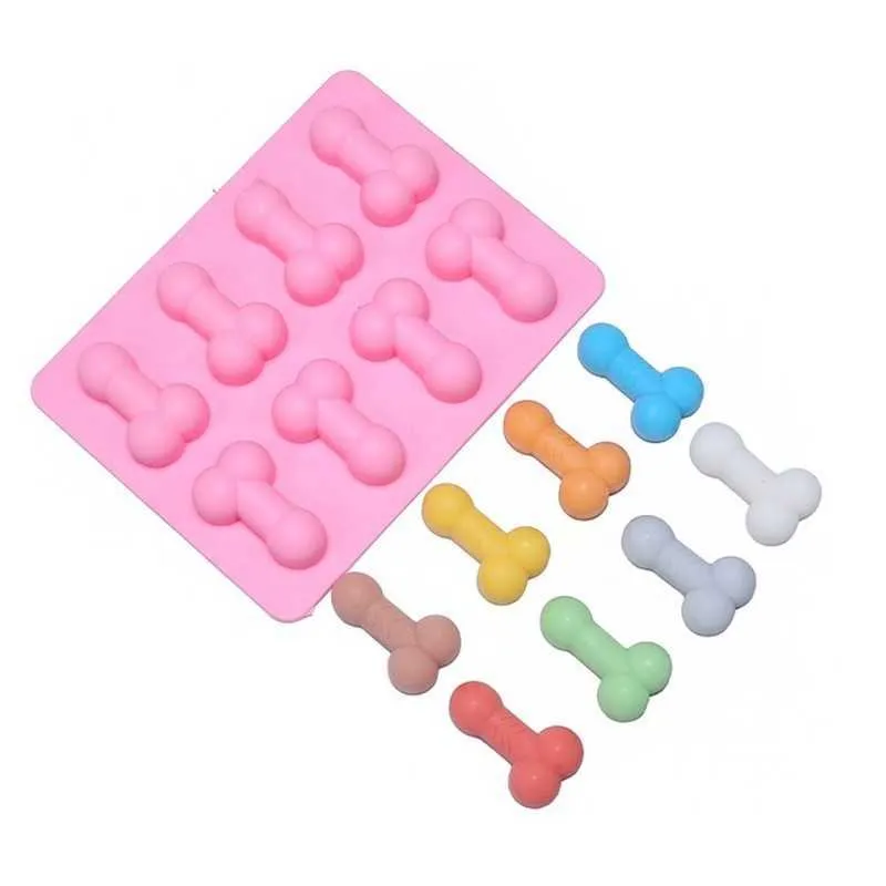 Silicone Moule À Glace Drôle Bonbons Biscuit Moule À Glace Plateau Enterrement De Vie De Jeune Fille Gelée Chocolat Gâteau Moule Ménage 8 Trous Outils De Cuisson Moule DAP200