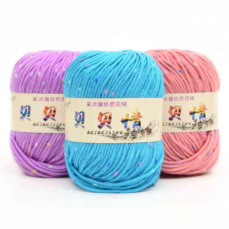 Tricoté Artisanat Tricot Super Laine Crochet 50g Cachemire Doux Écharpe Jouet Pull En Gros Fil Babycare Enfant Écharpe DIY Y211129