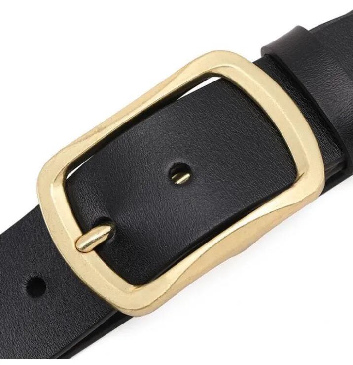 2021 Boucle de mode Largeur de ceinture en cuir authentique 3 8cm 15 Styles hautement qualité avec box Designer Hommes femmes Bails pour hommes AAA6688 A1292S