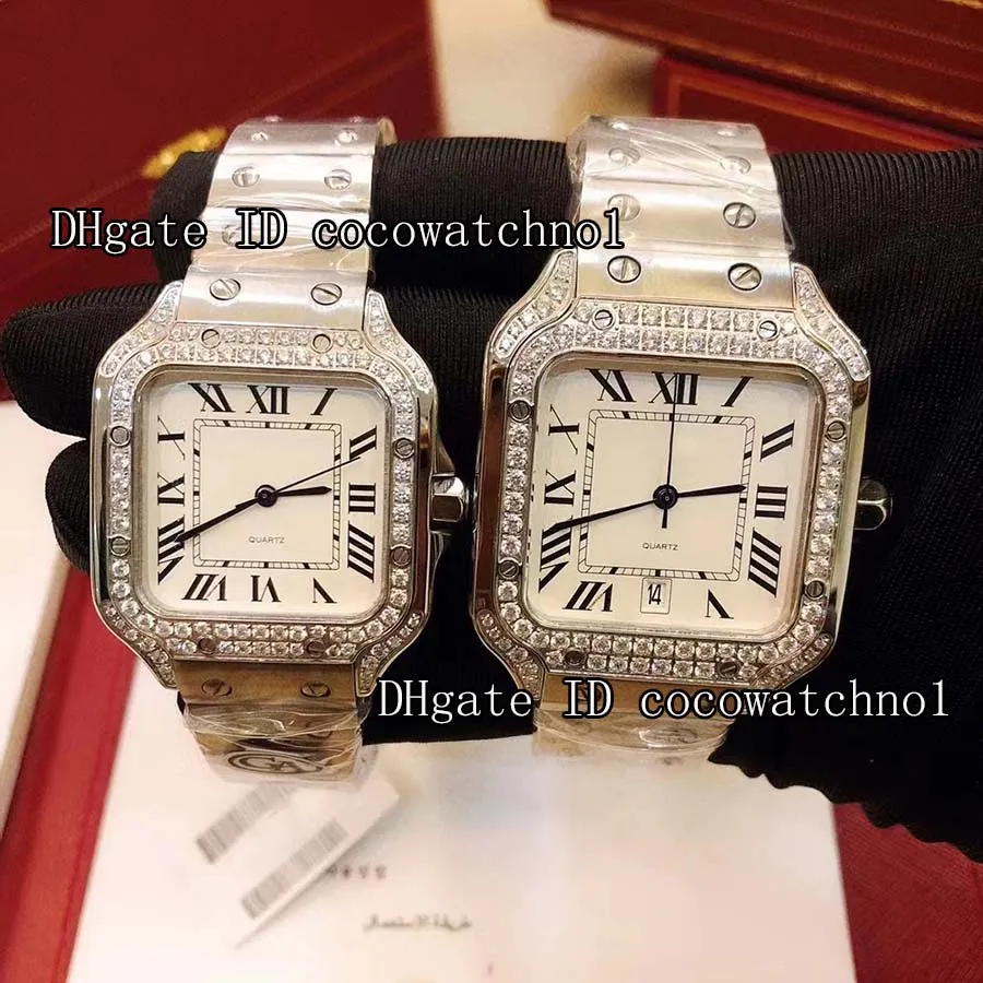 فاخرة عالية الجودة 100XL DIAL B BIG WRISTWATCHES حزام الفولاذ المقاوم للصدأ الفولاذ