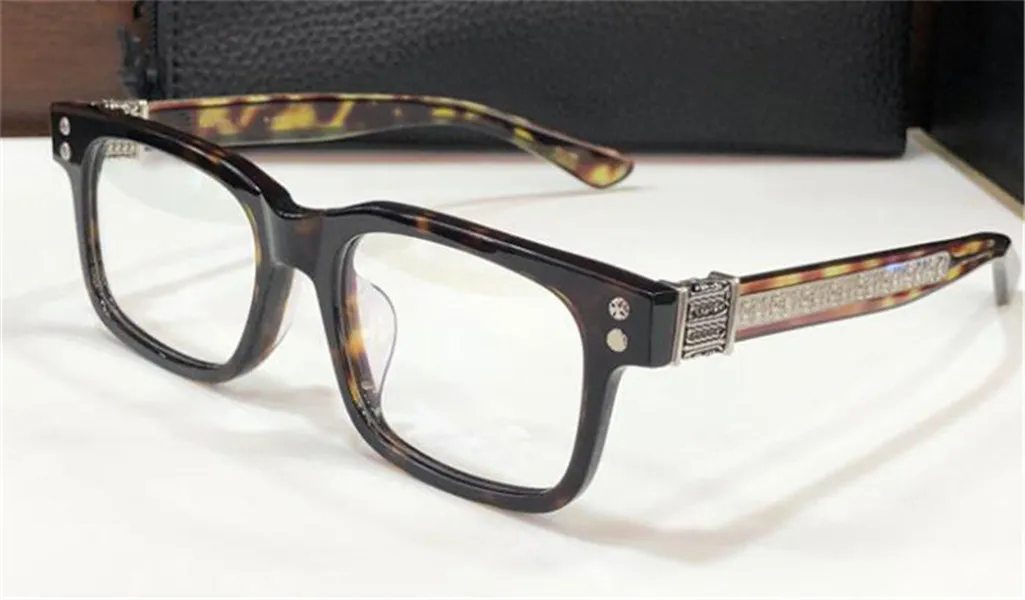 Vintage optische brillen HEYJACKULAT retro optische bril met vierkant frame op sterkte, veelzijdige en genereuze stijl van topkwaliteit met g243S