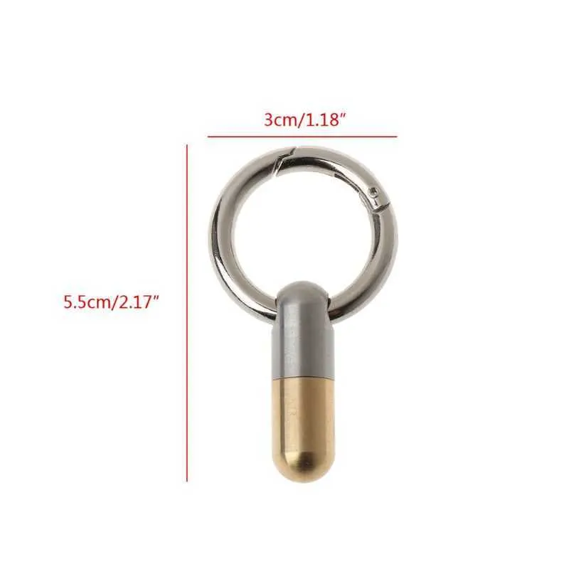 Portable en acier inoxydable Unboxing Cutter Sharp Capsule minuscules outils de coupe porte-clés porte-clés ouvre-boîte EDC outils G1019