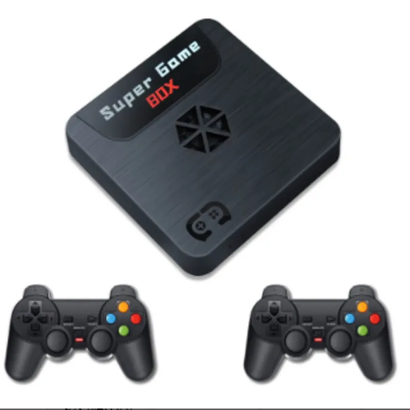 Shirlin X5 Video Oyunları Konsol Kutusu Için Çift PSP Dahili 9000+ Oyunlar 3D Çekim Tekken Arcade PS1 Ev Home Joysticks Gamepad ile