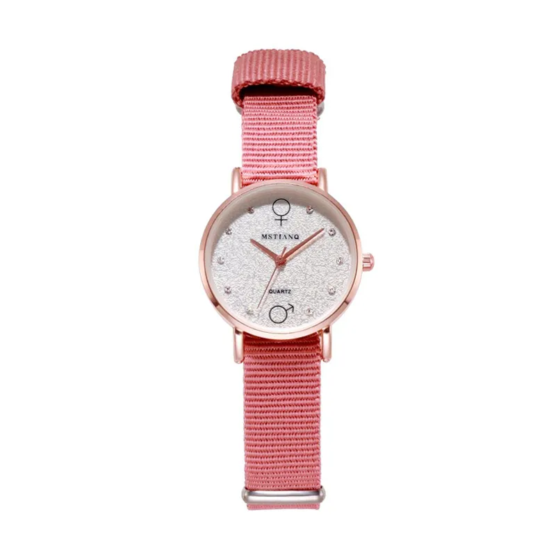 2021 Watch Women Fashion Casual Nylon Armband Uhren einfache Damen039 kleines Zifferblatt Quarzuhr -Kleid -Handgelenk Geschenk Reloj Muj6971000729